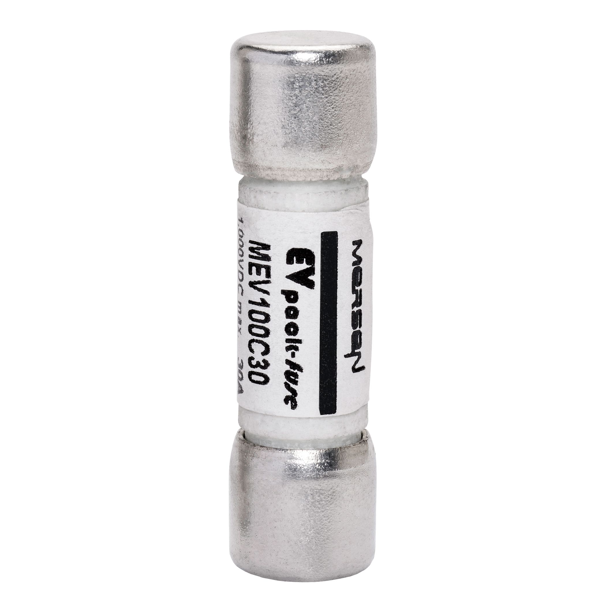 MEV100C10 - EVpack-fuse MEV100, 1,000 VDC Max., L/R ≤ 1ms, 10 A, Ferrule Fuse